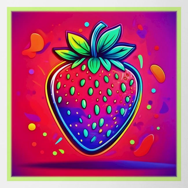 Neon Strawberry Pop