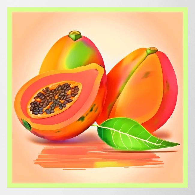 Sliced Papaya Freshness
