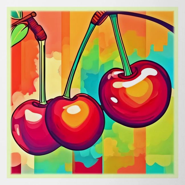 Vibrant Cherry Art