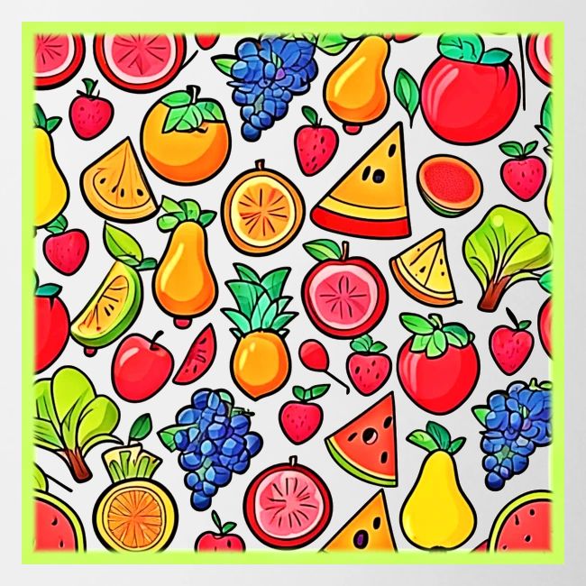 Vibrant Fruit Pattern