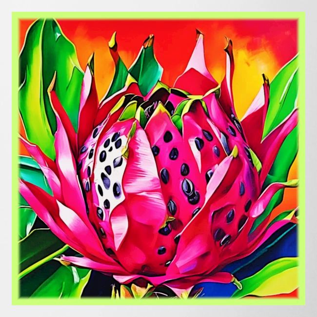 Exotic Dragon Fruit Bloom