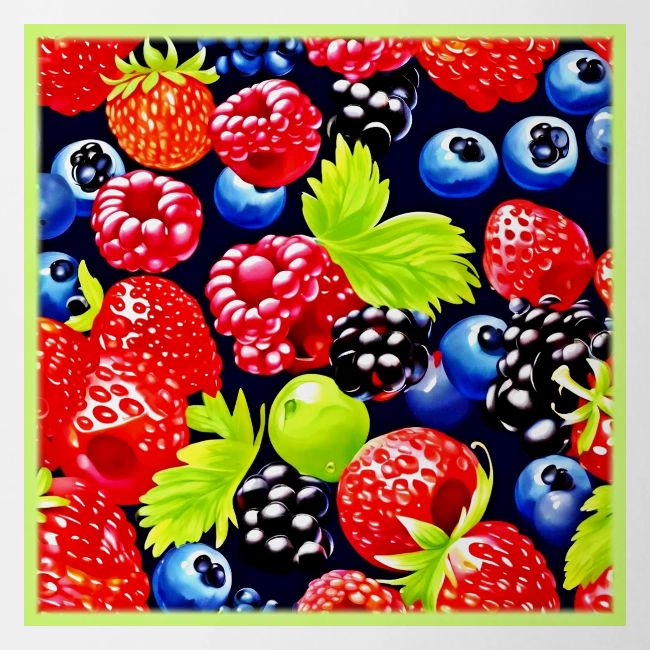 Colorful Berry Medley Design