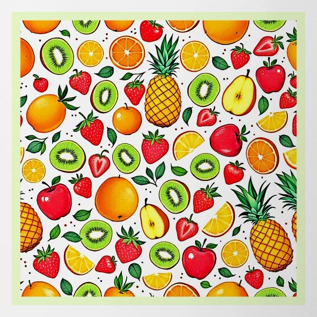 Colorful Fruit Pattern Design