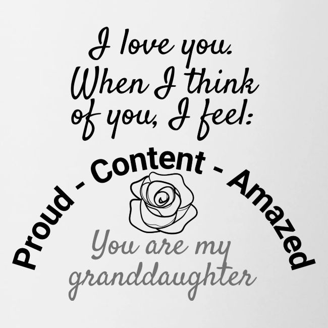 my granddaughter