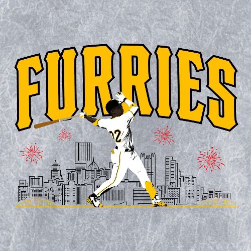 Furries Sticker - Washed Unisex T-Shirt