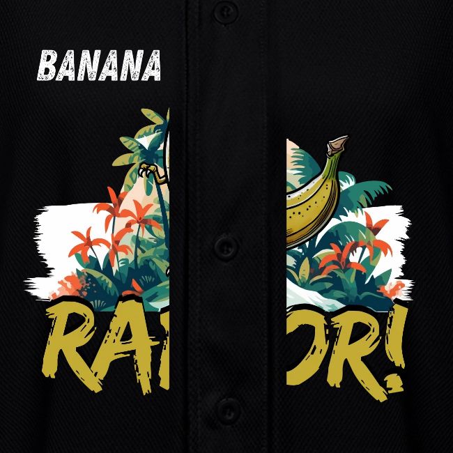 Funny Banana Raptor T-Rex Design