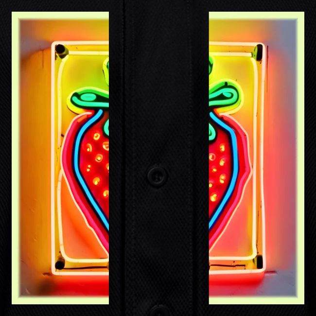 Colorful Strawberry Neon Glow