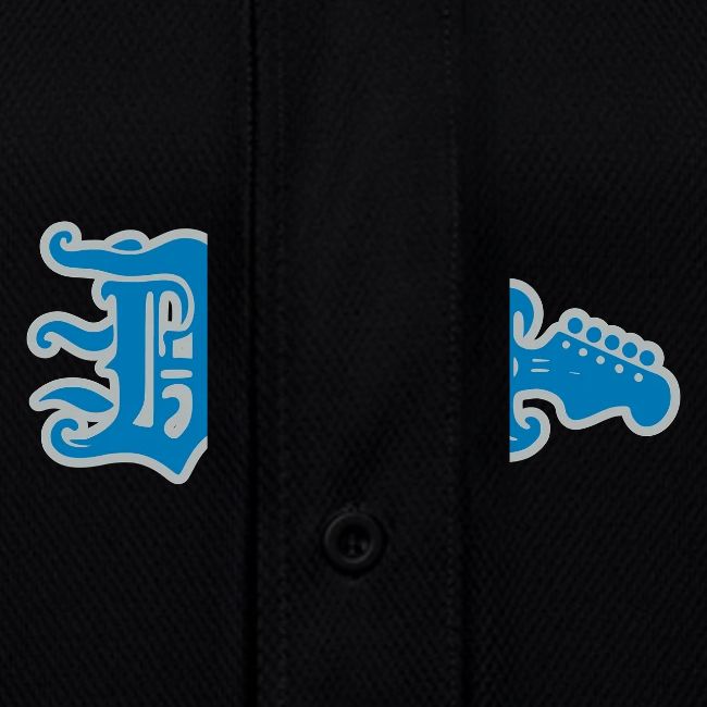 WTTD GUITAR BLUE SILVER REG FONT