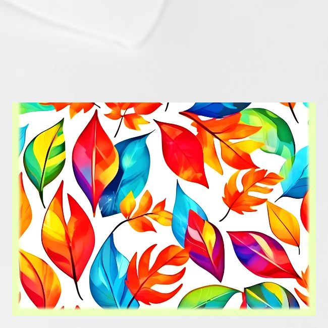 Autumn Leaves Abstract Pattern
