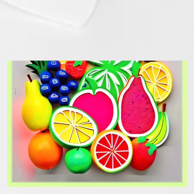 Colorful Fruit Pop Art