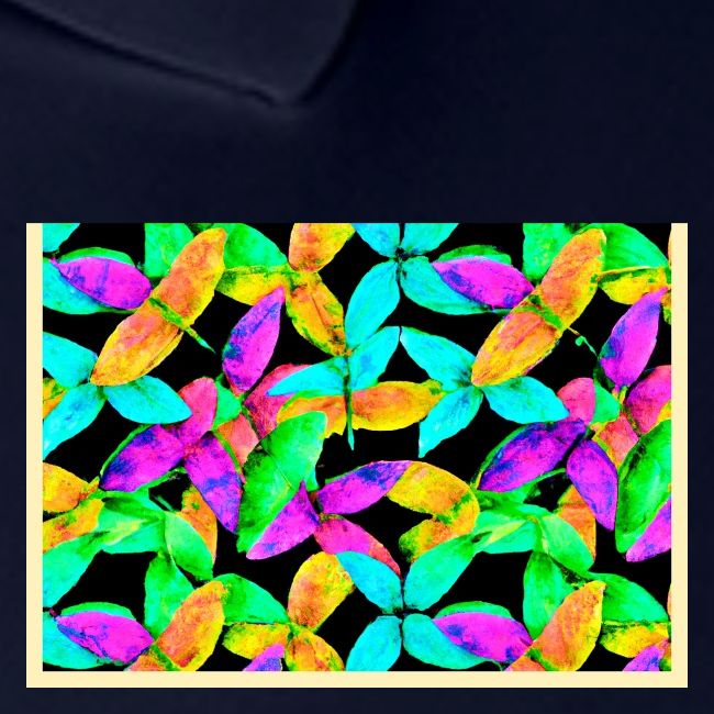 Neonscape Leaf Pattern