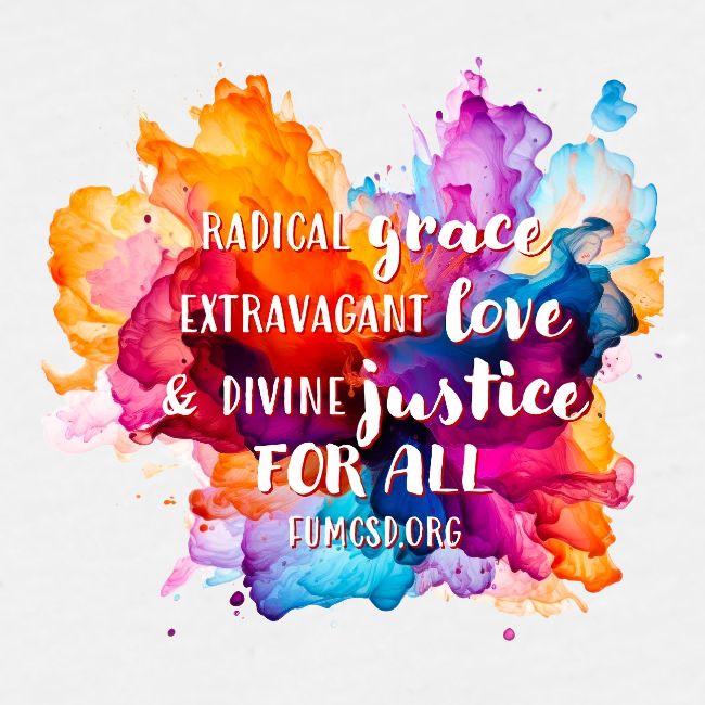 Grace Love Justice Color Splash