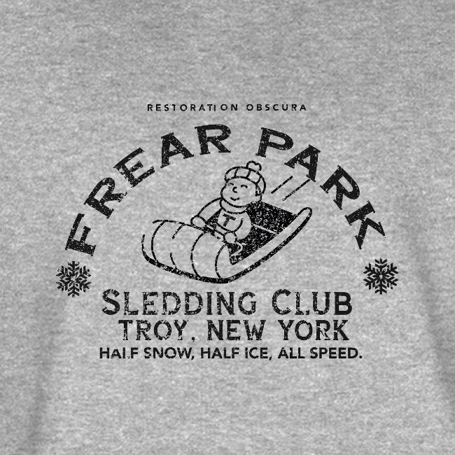RO Frear Park Sledding Club Distressed Dark