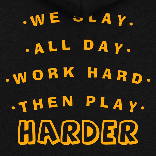 We Slay All Day Shiny Shirt Metallic Silver & Gold