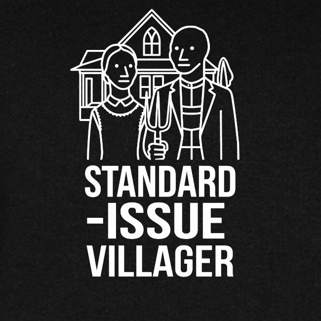 Standard-Issue Villagers (White on Color)