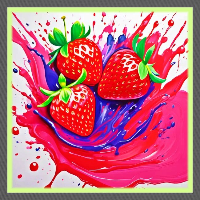 Vibrant Strawberry Splash