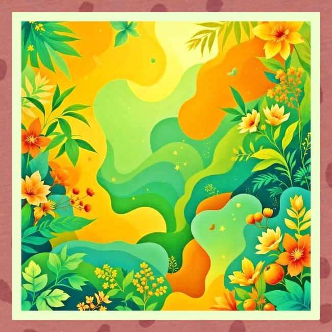 Tropical Foliage Abstract