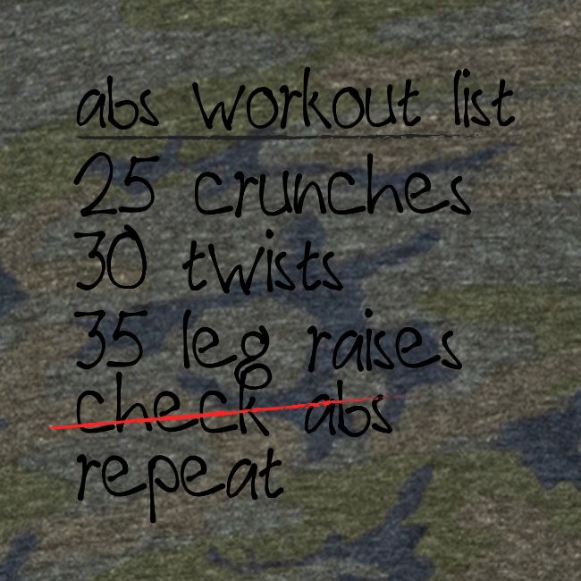 Abs Workout List