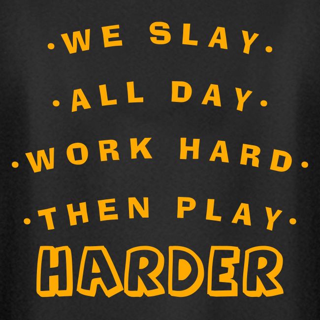 We Slay All Day Shiny Shirt Metallic Silver & Gold
