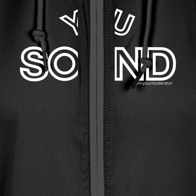 You Sound Shot (White Lettering)