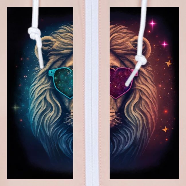 Jesus Lion of Judah wearing love glasses