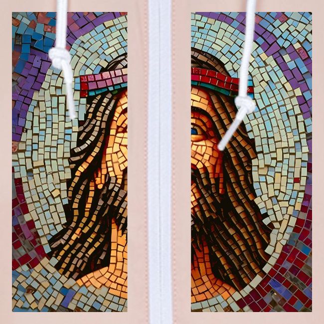 happy mosaic jesus