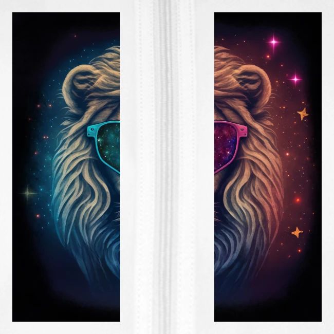 Jesus Lion of Judah wearing love glasses