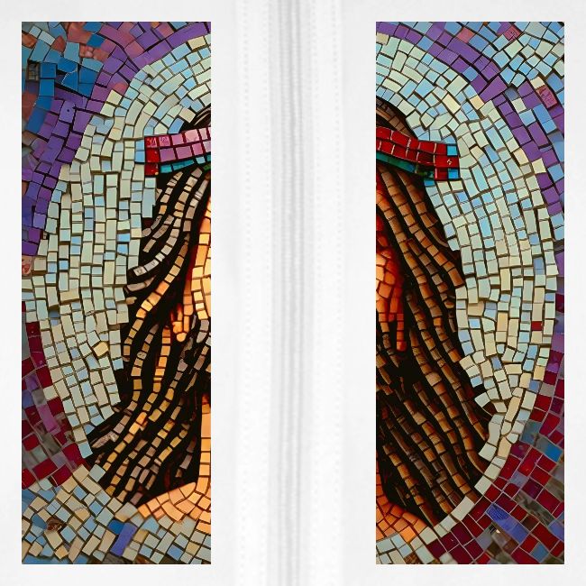 happy mosaic jesus