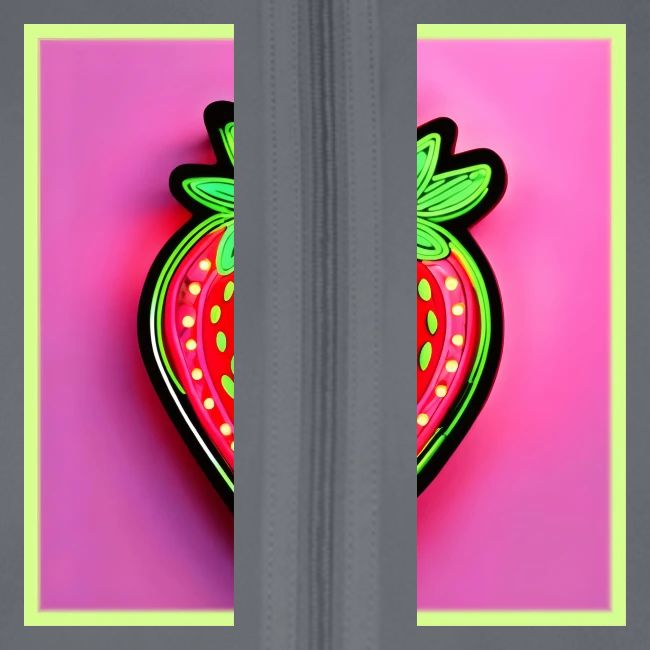 Vibrant Strawberry Neon Sign