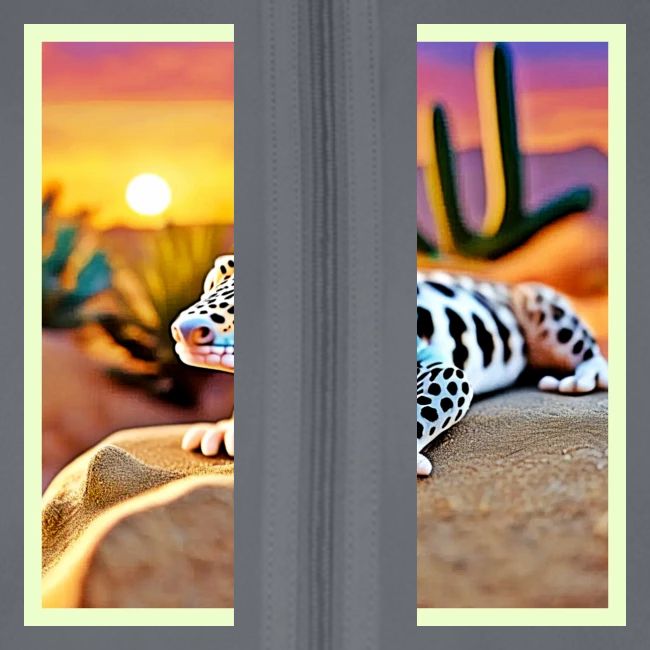 Leopard Gecko Desert Design