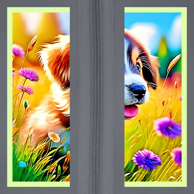 Happy Puppy Meadow Design