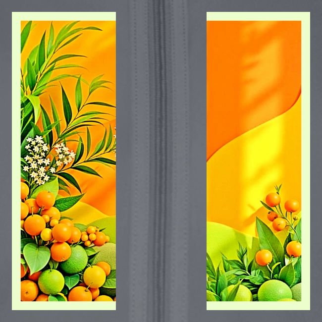 Citrus and Leaves Graphic