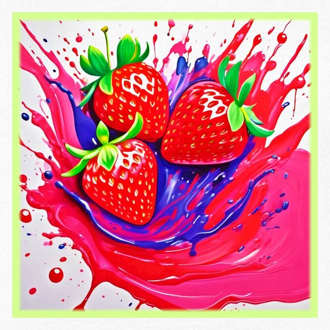 Vibrant Strawberry Splash