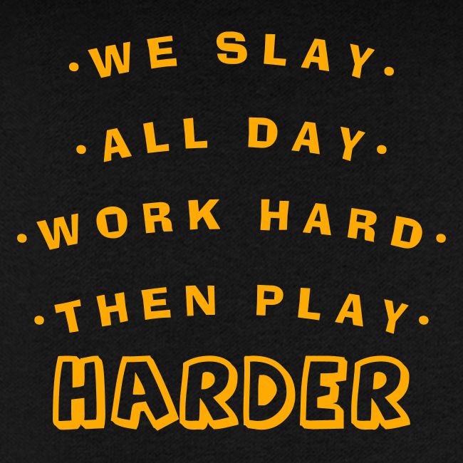 We Slay All Day Shiny Shirt Metallic Silver & Gold