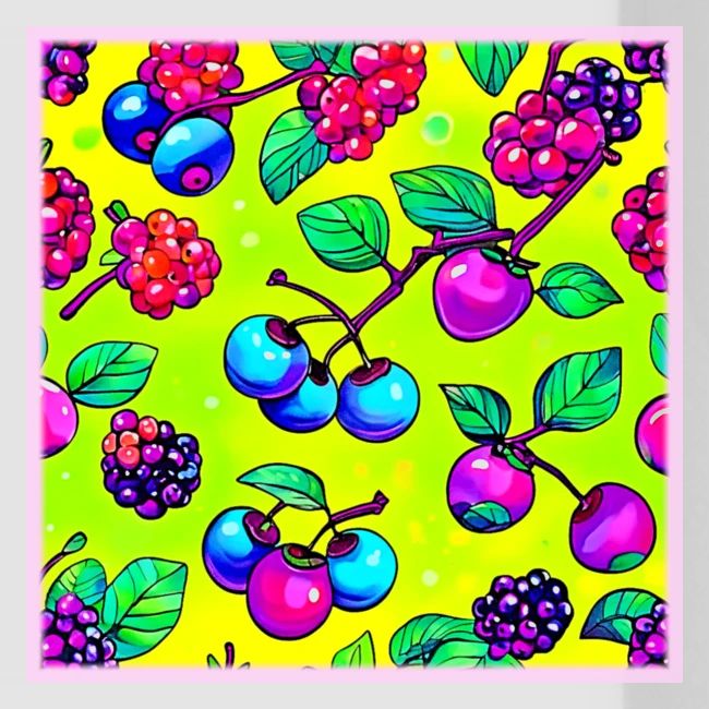 Bright Berry Fruit Pattern