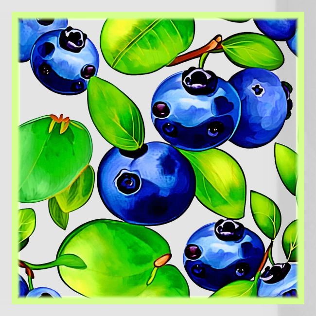 Fresh Blueberry Art