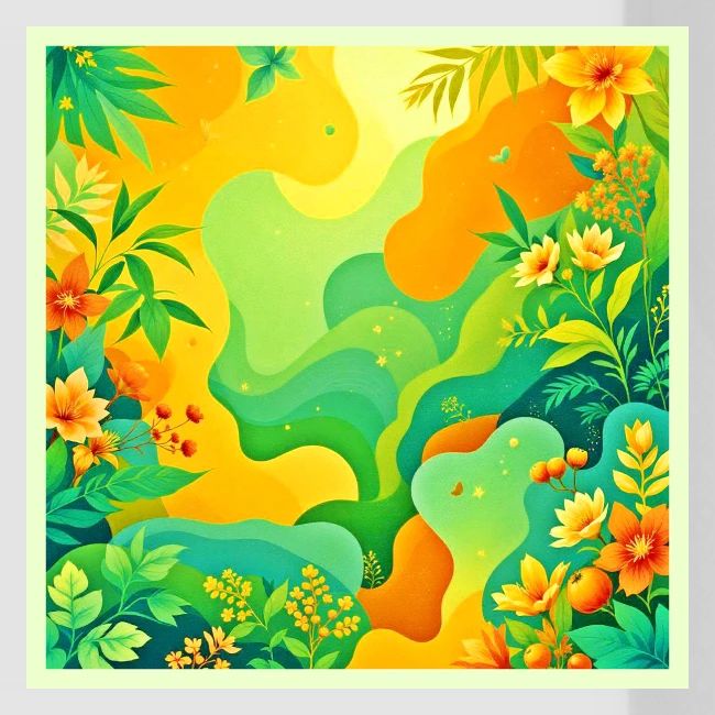 Tropical Foliage Abstract