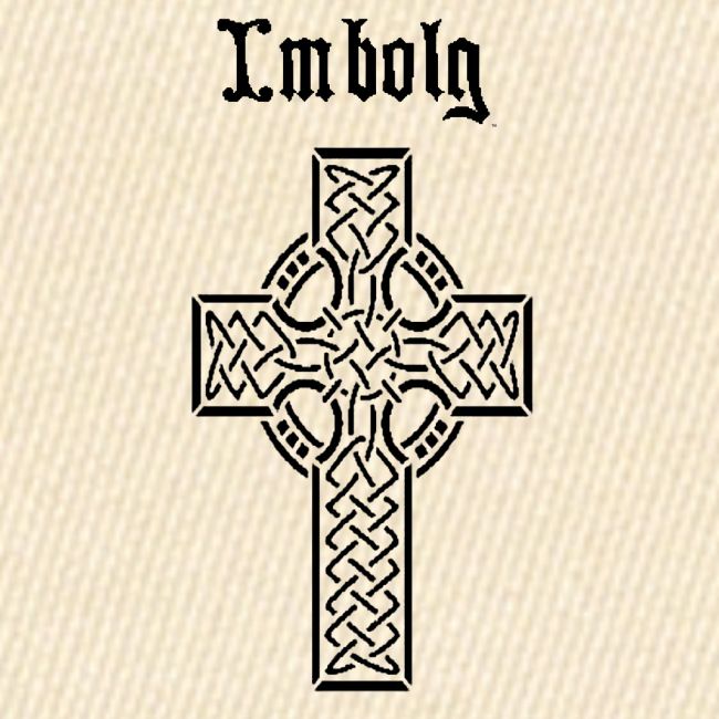 Imbolg Black Logo and Cross