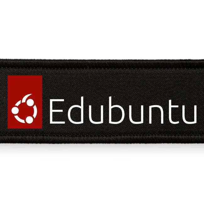 Edubuntu Logo 2023 - White