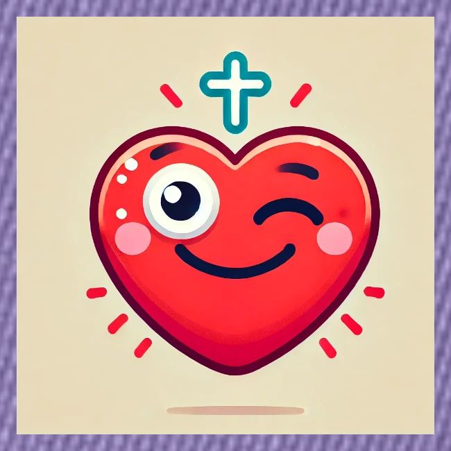 DALLE 2025 09 13 15 56 10 A winking heart sh