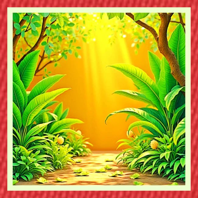 Sunny Nature Path Art