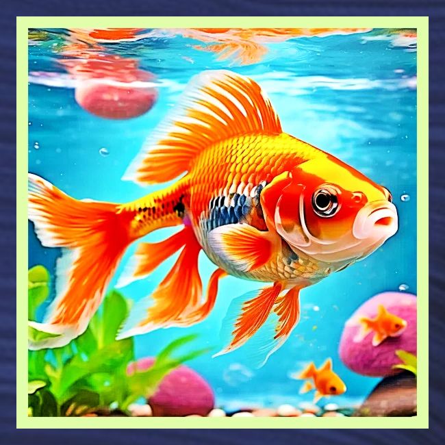 Orange White Goldfish