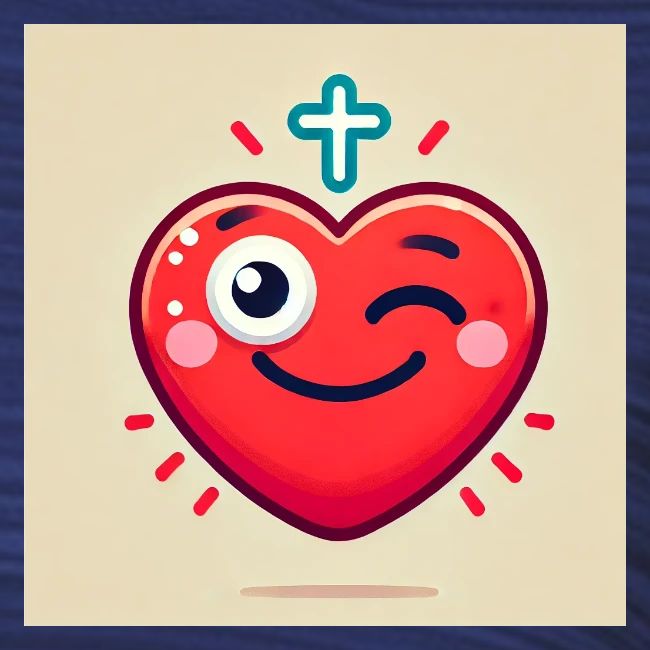 DALLE 2025 09 13 15 56 10 A winking heart sh