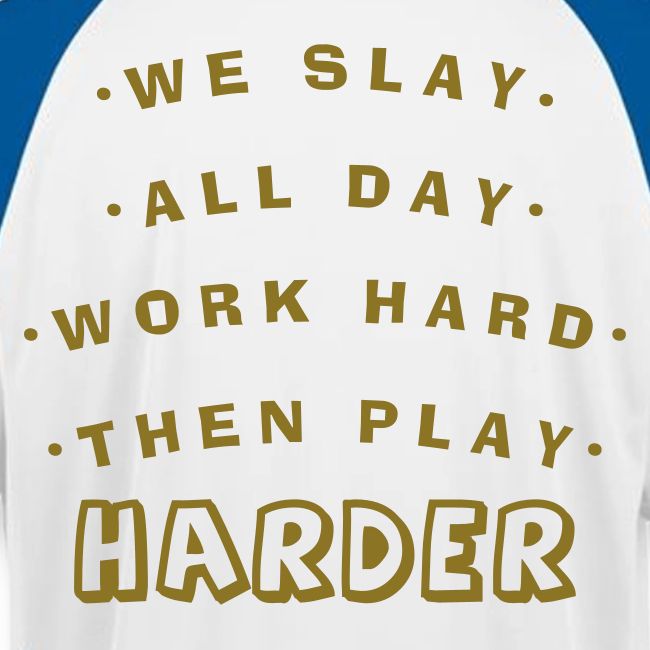 We Slay All Day Shiny Shirt Metallic Silver & Gold