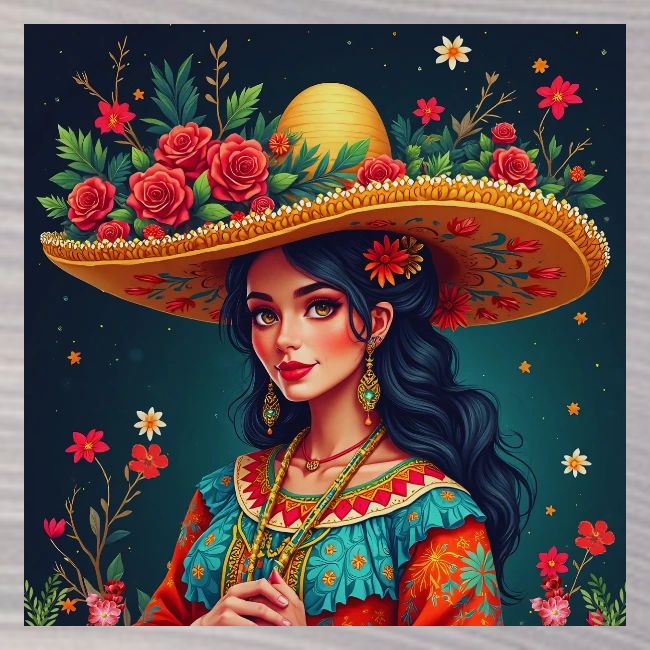Mexican Design, Regional Mexican Charro Woman