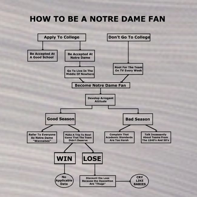 How To Be A Notre Dame Fan