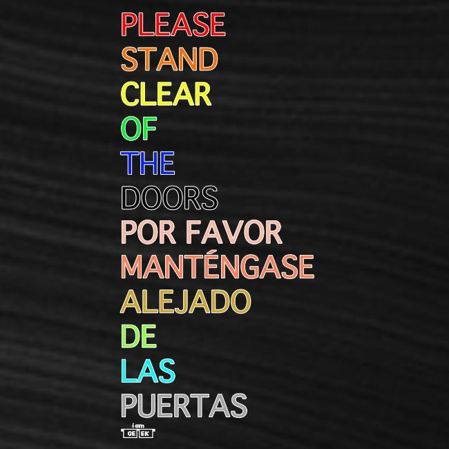 Please Stand Clear (Monorail)