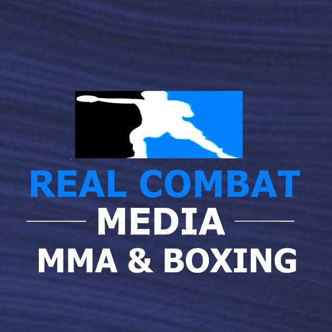 RCM MMA & BOXING Light Blue White Text