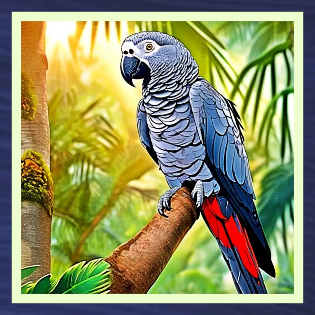 Grey Parrot Perch