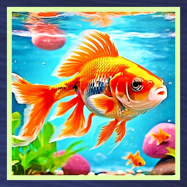 Orange White Goldfish
